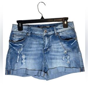 Women's Blue Denim Shorts